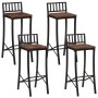 Hohe Hocker 4 Einheiten recyceltes Massivholz von vidaXL, Küchenhocker - Ref: Foro24-358945, Preis: 202,02 €, Rabatt: %