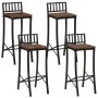 Taburetes altos 4 unidades madera maciza reciclada de vidaXL, Taburetes de cocina - Ref: Foro24-358945, Precio: 200,24 €, Des...
