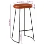 Gavin bar stools 2 pcs 44x37.5x78 cm by vidaXL, Kitchen stools - Ref: Foro24-358922, Price: 72,93 €, Discount: %