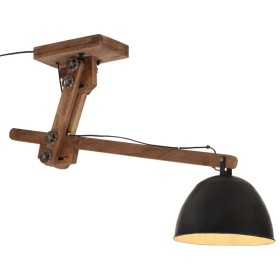 Lámpara de techo negra 25 W E27 105x30x65-108 cm