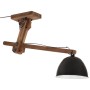 Black ceiling lamp 25 W E27 105x30x65-108 cm by vidaXL, Lamps - Ref: Foro24-371923, Price: 79,75 €, Discount: %