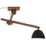 Black ceiling lamp 25 W E27 105x30x65-108 cm by vidaXL, Lamps - Ref: Foro24-371923, Price: 79,75 €, Discount: %