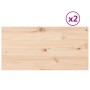 Rectangular table top 2 pcs pine wood 90x45x2.5 cm by vidaXL, Table tops - Ref: Foro24-847430, Price: 48,50 €, Discount: %