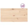 Rectangular table top 2 pcs pine wood 90x45x2.5 cm by vidaXL, Table tops - Ref: Foro24-847430, Price: 48,02 €, Discount: %