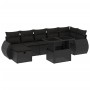 8-piece garden sofa set and black synthetic rattan cushions by vidaXL, Garden sets - Ref: Foro24-3275145, Price: 556,15 €, Di...