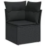 8-piece garden sofa set and black synthetic rattan cushions by vidaXL, Garden sets - Ref: Foro24-3275145, Price: 591,50 €, Di...