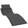 Lounger cushion anthracite gray melange fabric 186x58x3 cm by vidaXL, Cushions for chairs and sofas - Ref: Foro24-4002475, Pr...