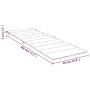 Liegekissen Anthrazitgrau Melange Stoff 186x58x3 cm von vidaXL, Kissen für Stühle und Sofas - Ref: Foro24-4002475, Preis: 51,...