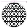 Black PP outdoor rug Ø120 cm by vidaXL, Outdoor protectors - Ref: Foro24-368462, Price: 22,41 €, Discount: %