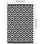 Alfombra de exterior PP gris 120x180 cm de vidaXL, Protectores para exterior - Ref: Foro24-368552, Precio: 27,02 €, Descuento: %