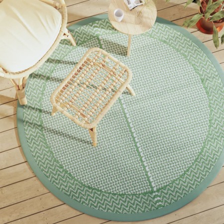 Green PP outdoor rug Ø160 cm by vidaXL, Outdoor protectors - Ref: Foro24-368527, Price: 37,40 €, Discount: %
