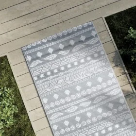 Gray PP outdoor rug 80x250 cm by vidaXL, Outdoor protectors - Ref: Foro24-316969, Price: 32,88 €, Discount: %