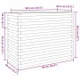 Solid pine wood planter 90x40x68.5 cm by vidaXL, Pots and planters - Ref: Foro24-3282489, Price: 181,17 €, Discount: %
