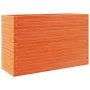 Solid wax brown pine wood planter 110x40x68.5 cm by vidaXL, Pots and planters - Ref: Foro24-3282496, Price: 251,40 €, Discoun...