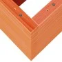 Solid wax brown pine wood planter 110x40x68.5 cm by vidaXL, Pots and planters - Ref: Foro24-3282496, Price: 251,40 €, Discoun...