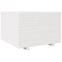 Solid white pine wood planter 80x80x49.5 cm by vidaXL, Pots and planters - Ref: Foro24-3282530, Price: 211,80 €, Discount: %
