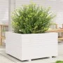 Solid white pine wood planter 80x80x49.5 cm by vidaXL, Pots and planters - Ref: Foro24-3282530, Price: 209,09 €, Discount: %