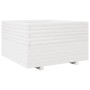 Solid white pine wood planter 80x80x49.5 cm by vidaXL, Pots and planters - Ref: Foro24-3282530, Price: 211,80 €, Discount: %