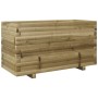 Impregnated pine wood planter 90x40x49.5 cm by vidaXL, Pots and planters - Ref: Foro24-3282558, Price: 154,82 €, Discount: %