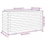 Impregnated pine wood planter 90x40x49.5 cm by vidaXL, Pots and planters - Ref: Foro24-3282558, Price: 152,57 €, Discount: %