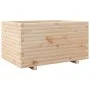 Pflanzgefäß aus massivem Kiefernholz, 90 x 60 x 49,5 cm von vidaXL, Töpfe und Pflanzgefäße - Ref: Foro24-3282564, Preis: 167,...