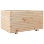 Pflanzgefäß aus massivem Kiefernholz, 90 x 60 x 49,5 cm von vidaXL, Töpfe und Pflanzgefäße - Ref: Foro24-3282564, Preis: 169,...