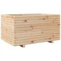 Pflanzgefäß aus massivem Kiefernholz, 90 x 60 x 49,5 cm von vidaXL, Töpfe und Pflanzgefäße - Ref: Foro24-3282564, Preis: 167,...