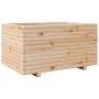 Pflanzgefäß aus massivem Kiefernholz, 90 x 60 x 49,5 cm von vidaXL, Töpfe und Pflanzgefäße - Ref: Foro24-3282564, Preis: 169,...