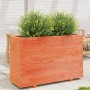 Planter solid wax brown pine wood 110x40x72.5 cm by vidaXL, Pots and planters - Ref: Foro24-3282601, Price: 273,97 €, Discoun...