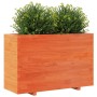 Planter solid wax brown pine wood 110x40x72.5 cm by vidaXL, Pots and planters - Ref: Foro24-3282601, Price: 273,97 €, Discoun...