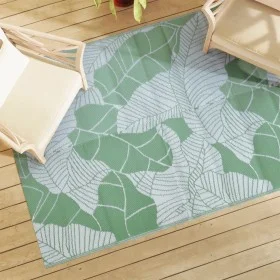 Grüner PP-Außenteppich 140x200 cm von vidaXL, Outdoor-Protektoren - Ref: Foro24-368586, Preis: 25,24 €, Rabatt: %