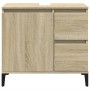 Armario de baño madera contrachapada roble Sonoma 65x33x60 cm by vidaXL, bathroom vanities - Ref: Foro24-847405, Price: 57,81...