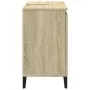 Badezimmerschrank aus Eichenholz-Sonoma-Sperrholz 65x33x60 cm. von vidaXL, Badezimmerwaschtische - Ref: Foro24-847405, Preis:...
