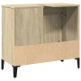 Armario de baño madera contrachapada roble Sonoma 65x33x60 cm by vidaXL, bathroom vanities - Ref: Foro24-847405, Price: 57,81...