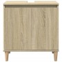 Armario de lavabo madera contrachapada roble Sonoma 58x33x60 cm by vidaXL, bathroom vanities - Ref: Foro24-847407, Price: 41,...