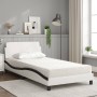 Bett mit schwarz-weißer Kunstledermatratze 100x200 cm von vidaXL, Betten und Lattenroste - Ref: Foro24-3208363, Preis: 260,04...