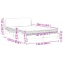 Bett mit schwarz-weißer Kunstledermatratze 120x200 cm von vidaXL, Betten und Lattenroste - Ref: Foro24-3208382, Preis: 353,88...