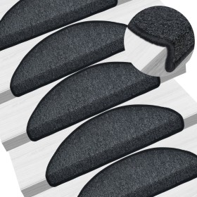 Stair mats 15 units anthracite gray 65x24x4 cm by vidaXL, Stair mats - Ref: Foro24-133884, Price: 66,24 €, Discount: %