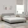 Cama con colchón terciopelo gris claro 160x200 cm de vidaXL, Camas y somieres - Ref: Foro24-3208431, Precio: 348,46 €, Descue...
