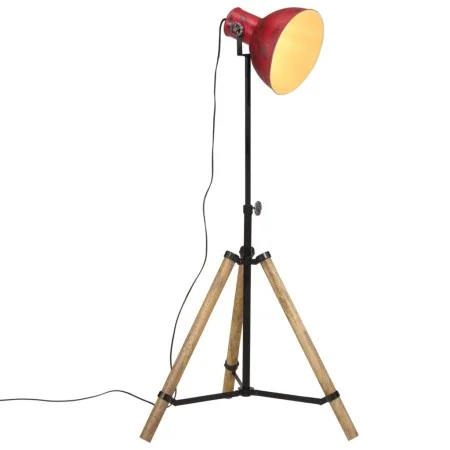 Lámpara de pie rojo desgastado 25 W E27 75x75x90-150 cm by vidaXL, Lamps - Ref: Foro24-371896, Price: 72,81 €, Discount: %