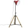 Lámpara de pie rojo desgastado 25 W E27 75x75x90-150 cm by vidaXL, Lamps - Ref: Foro24-371896, Price: 72,81 €, Discount: %