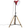 Lámpara de pie rojo desgastado 25 W E27 75x75x90-150 cm by vidaXL, Lamps - Ref: Foro24-371896, Price: 73,41 €, Discount: %