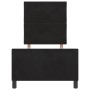 Estructura de cama con cabecera Negro 80 x 200 cm Terciopelo