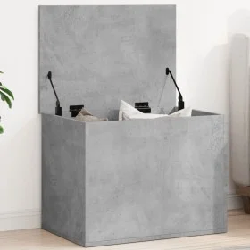 Aufbewahrungsbox aus Holzwerkstoff in Grau-Betonoptik, 60x42x46 cm. von vidaXL, Aufbewahrungskisten - Ref: Foro24-840656, Pre...