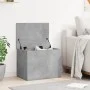 Caja de almacenaje madera ingeniería gris hormigón 60x42x46 cm by vidaXL, Storage trunks - Ref: Foro24-840656, Price: 56,70 €...