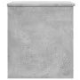 Caja de almacenaje madera ingeniería gris hormigón 60x42x46 cm by vidaXL, Storage trunks - Ref: Foro24-840656, Price: 56,70 €...