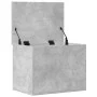 Caja de almacenaje madera ingeniería gris hormigón 60x42x46 cm by vidaXL, Storage trunks - Ref: Foro24-840656, Price: 56,70 €...