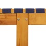 Liegestühle mit Tisch, 2 Stück Massivholz aus dunkelblauer Akazie. von vidaXL, Liegen - Ref: Foro24-3214218, Preis: 276,75 €,...