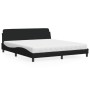 Bed with black fabric mattress 180x200 cm by vidaXL, Beds and slatted bases - Ref: Foro24-3208446, Price: 415,28 €, Discount: %