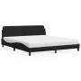 Bed with black fabric mattress 180x200 cm by vidaXL, Beds and slatted bases - Ref: Foro24-3208446, Price: 409,32 €, Discount: %